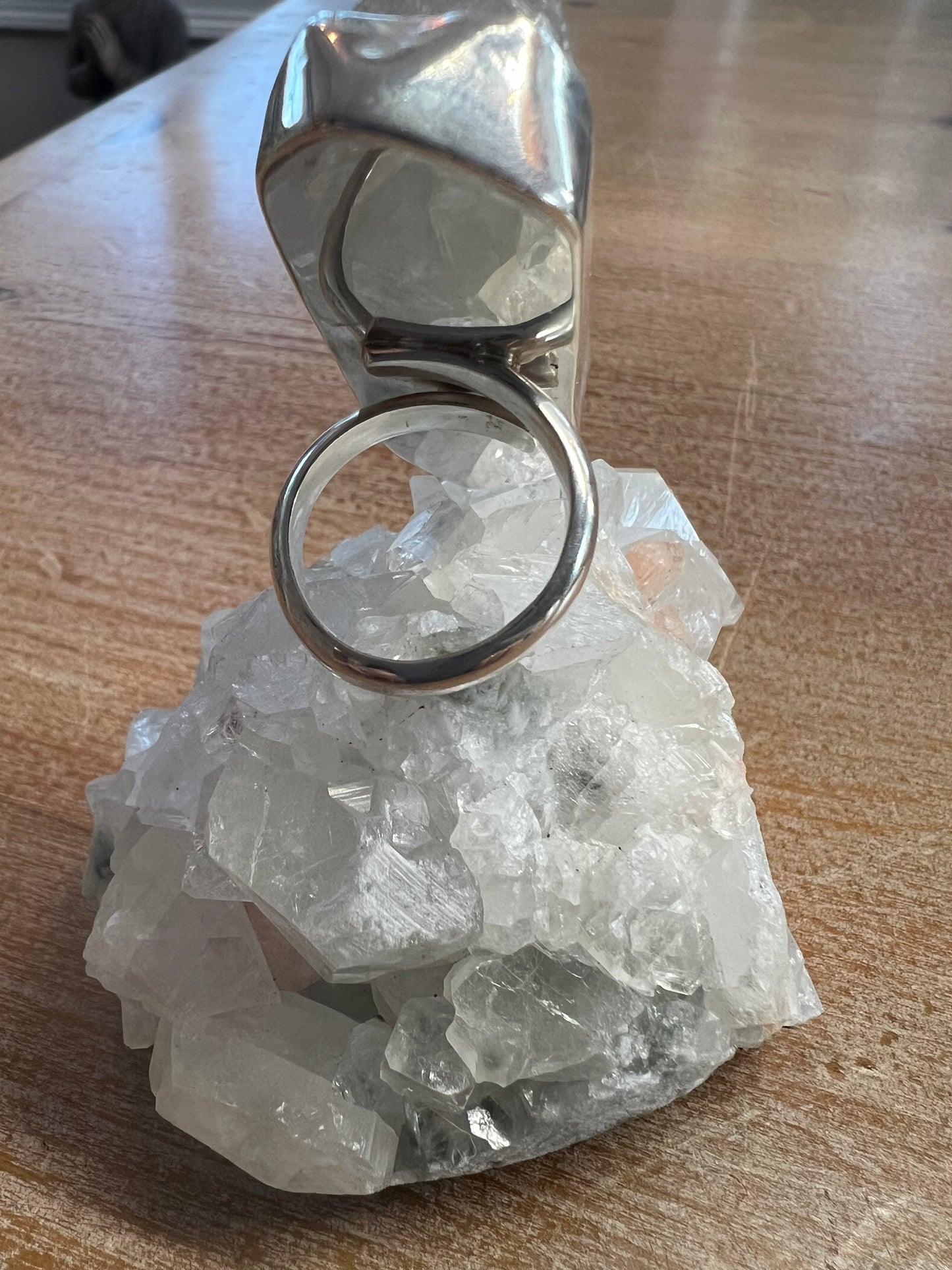 Columbian Lemurian Quartz Ring